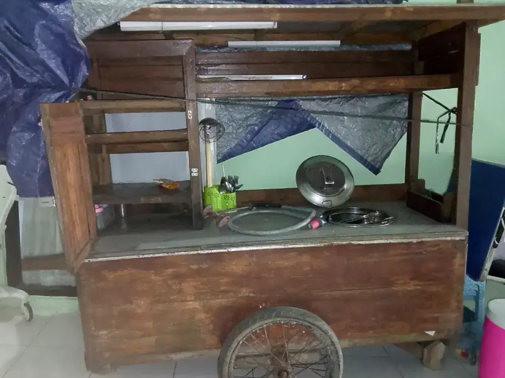 Dijual Paket USAHA MIE AYAM + GEROBAK Free Ongkir