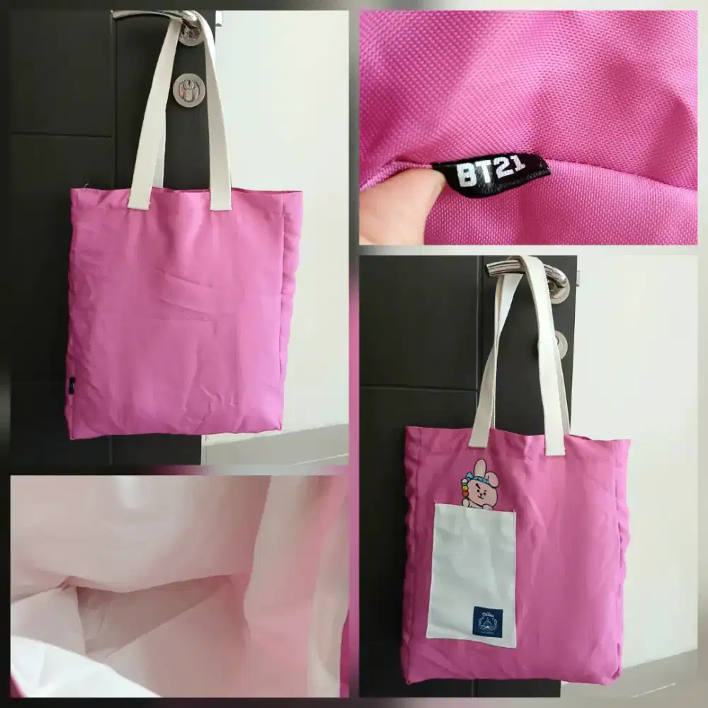 Tote bag Tas sandang official line friends BT21, like new