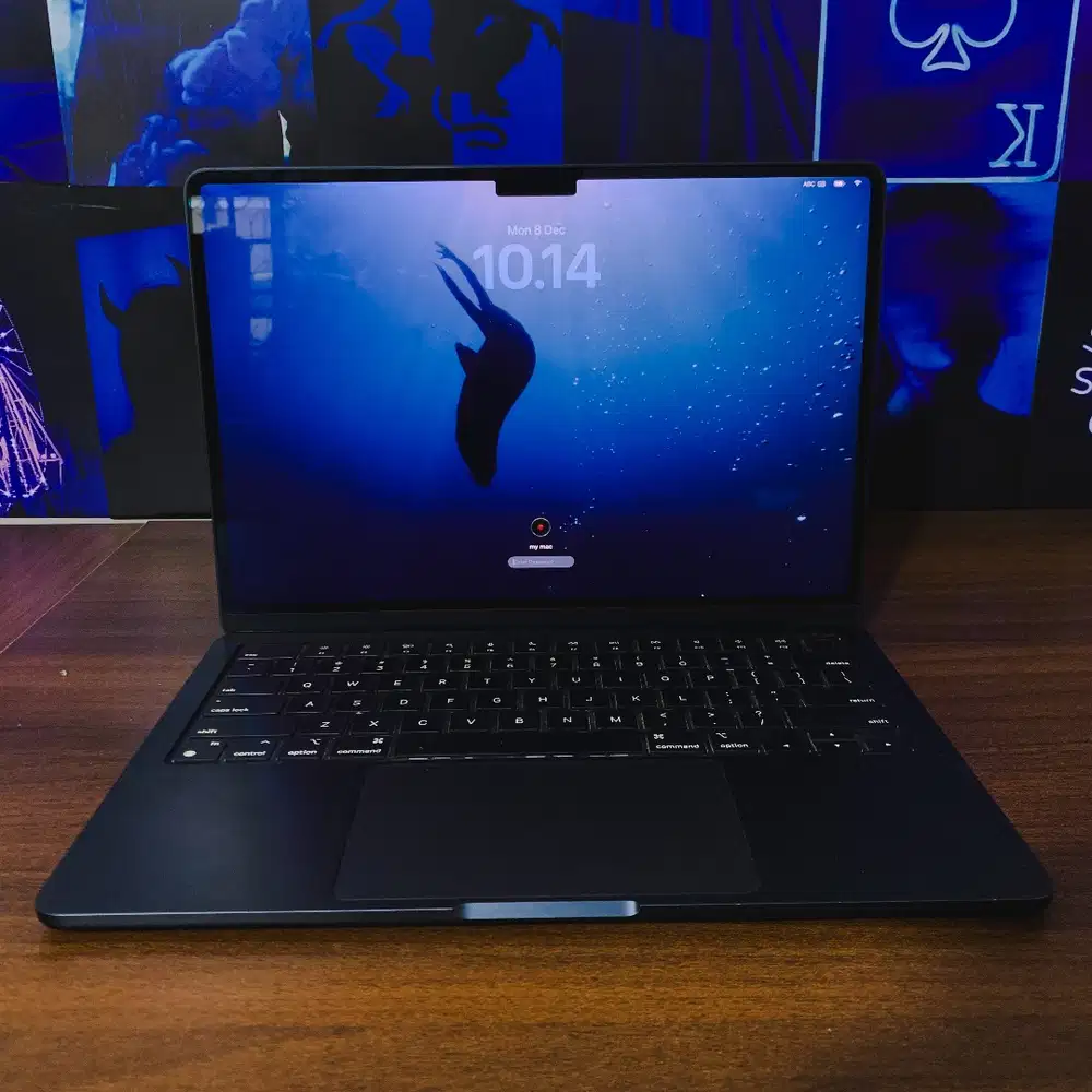 MacBook Air M2 2022 Midnight 8GB/256GB Used Second