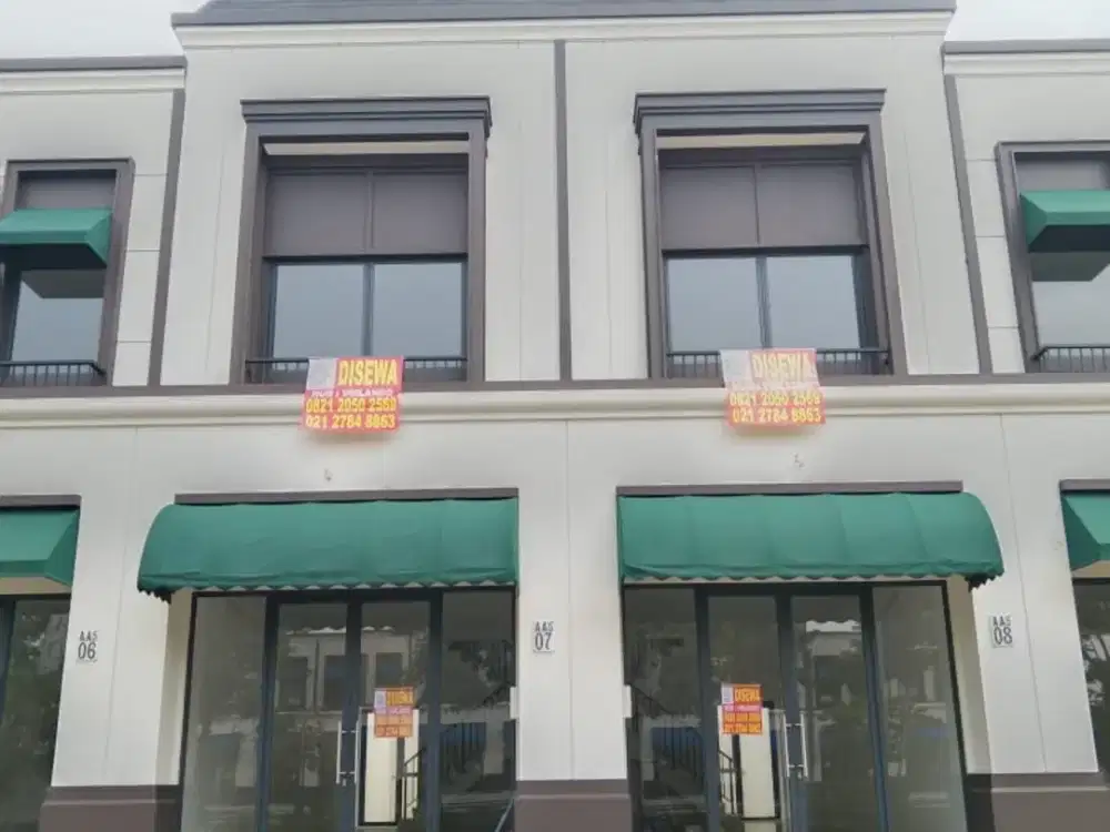 Sewa ruko 2 lantai gandeng posisi bagus Citra Garden Serpong