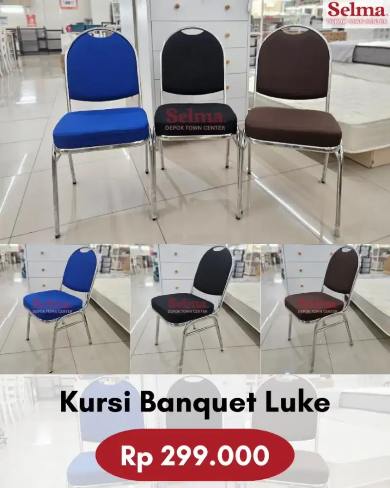 KURSI BANQUET BESI KOKOH 200RIBUAN