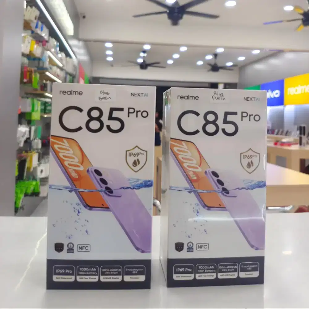 REALME C85 NFC.BATERAI 7000MAH.TAHAN AIR 6METER TAHAN 60HARI
