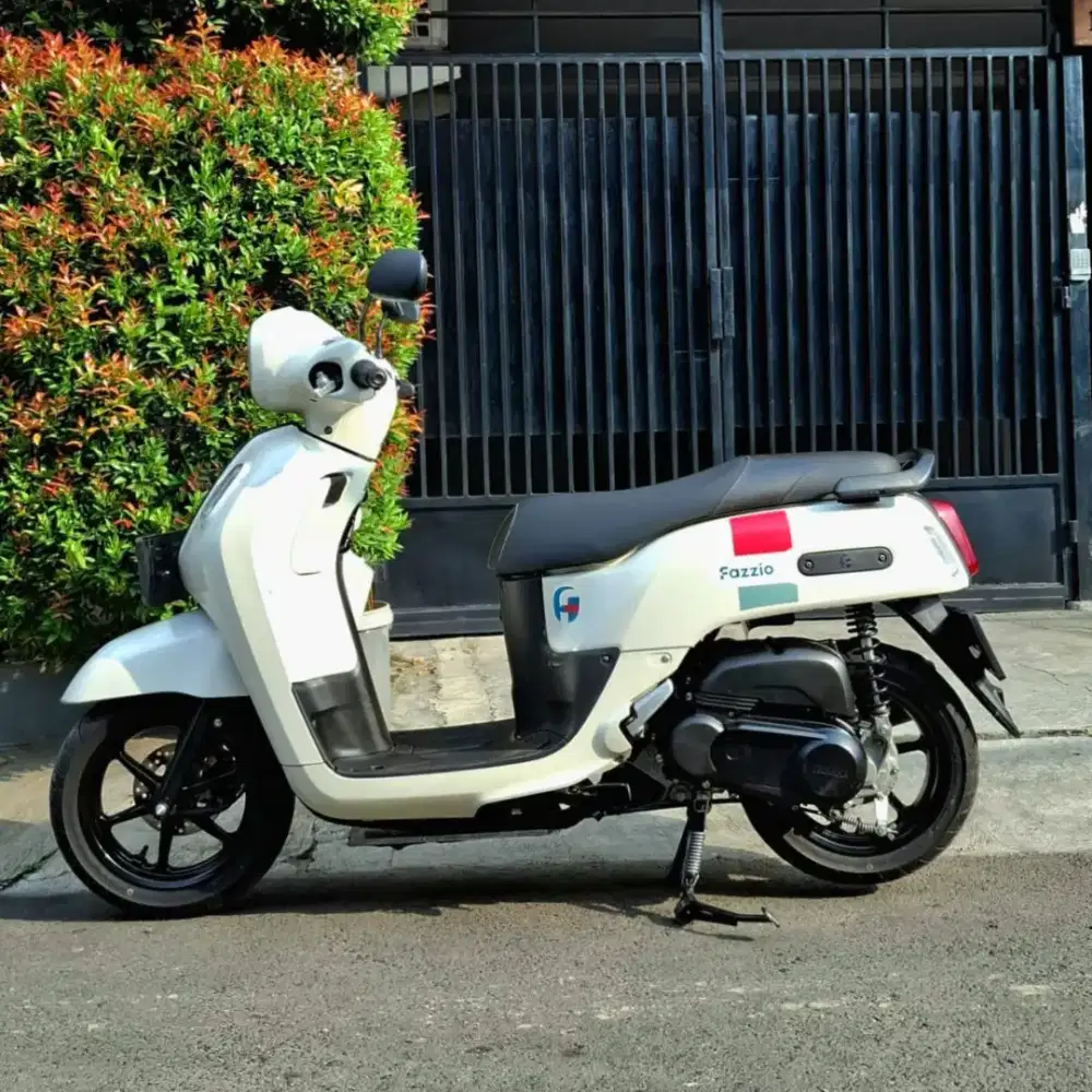 All New Yamaha Fazzio Neo Hybrid 125 cc 2022, PUTIH CREAM