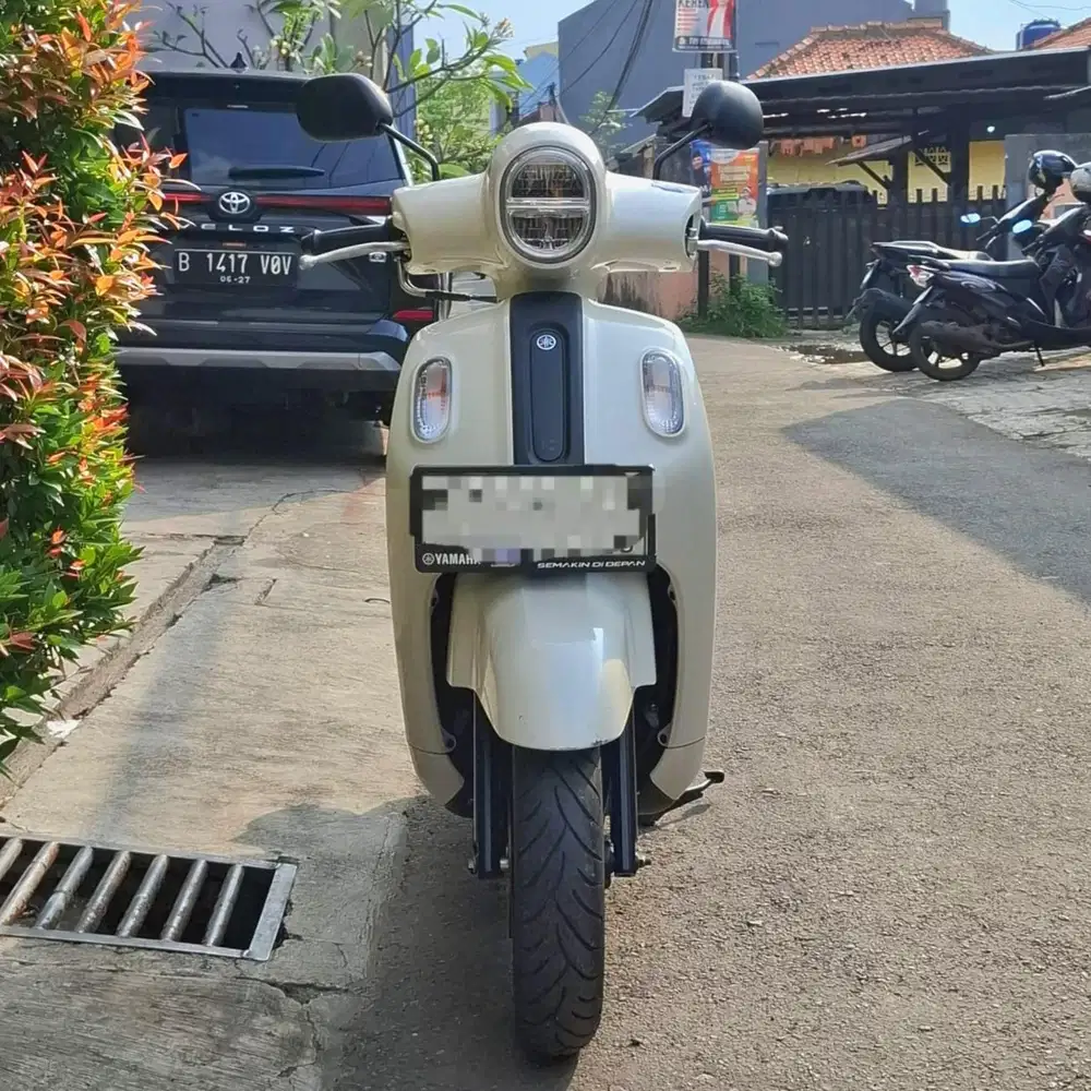 All New Yamaha Fazzio Neo Hybrid 125 cc 2022, PUTIH CREAM