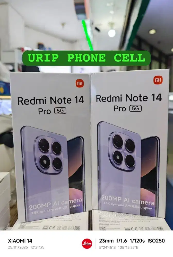 Note 14pro5g 8/256 Promo+ bonus cash & credit garansi resmi