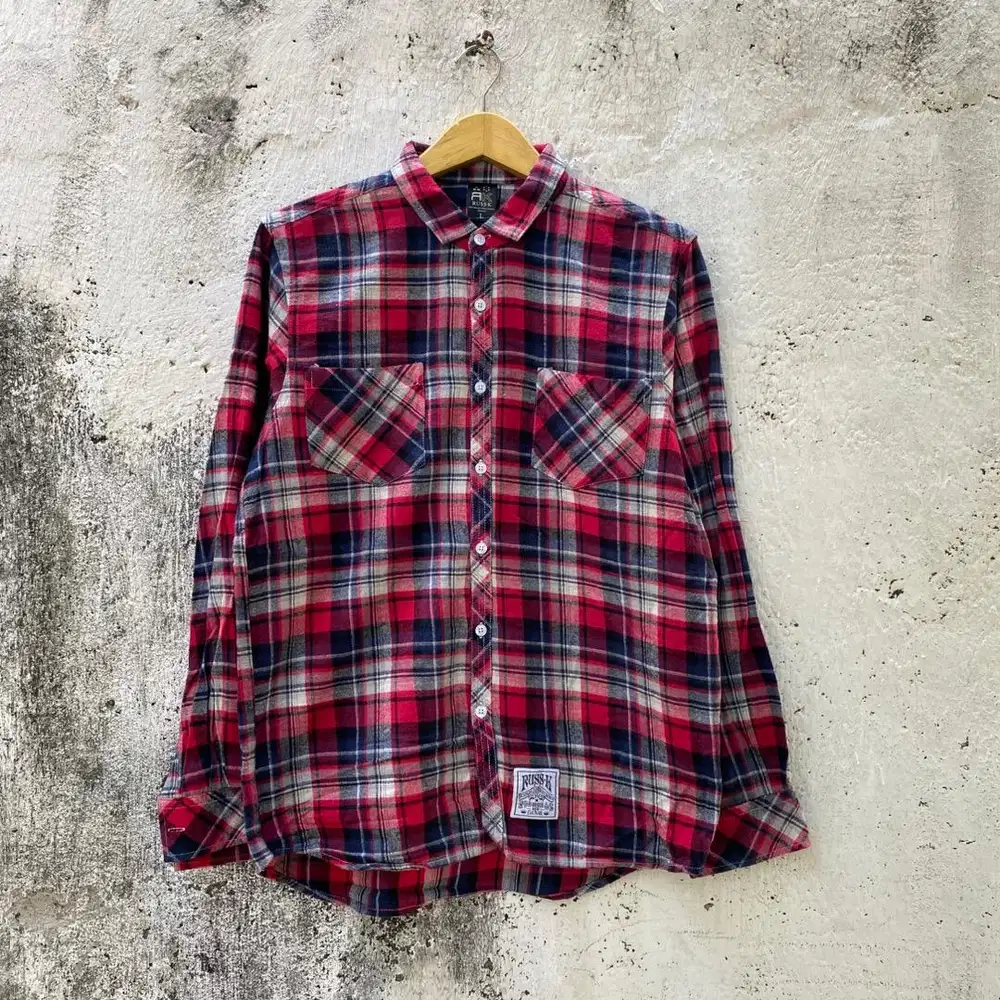 Flanel Russ-K - Size L - Baju Kemeja Flannel