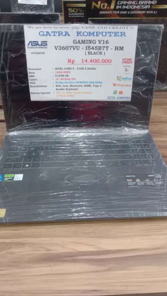 Laptop Gaming V16 (Black)