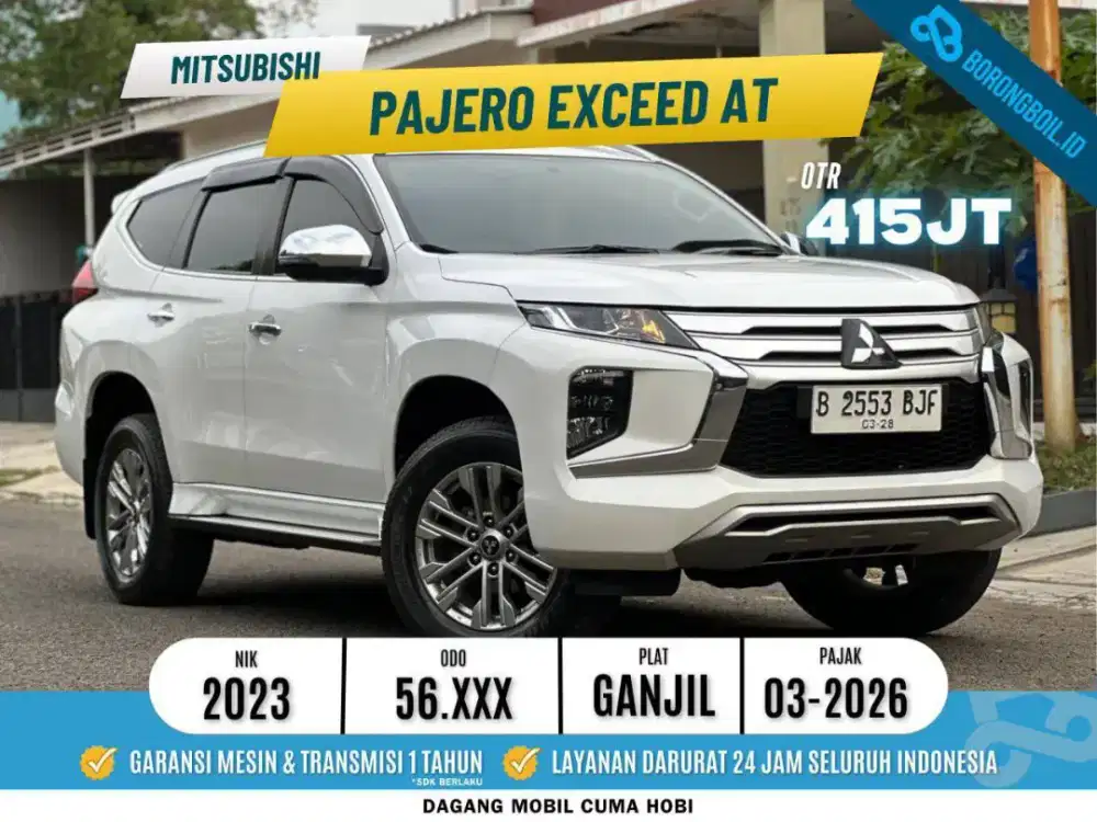 Termurah! Mitsubishi Pajero Exceed A/T 2023 / 2024 Putih fortuner