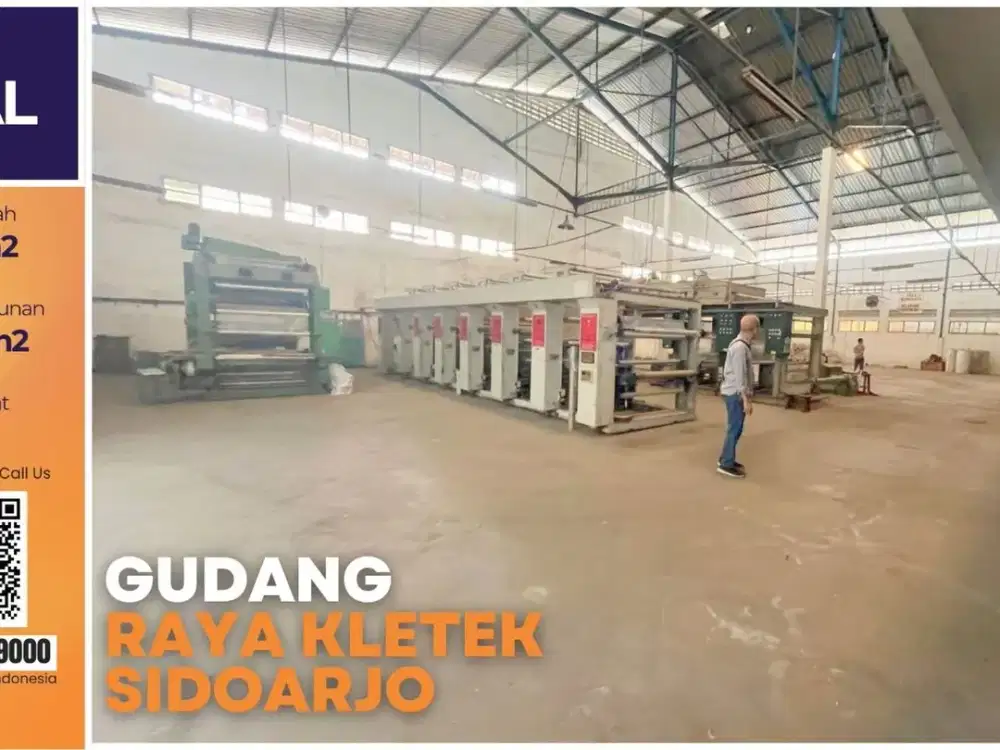 Dijual Gudang Raya Taman Sidoarjo 4.000 m² SHM — PLN 160.000 W - The EdGe