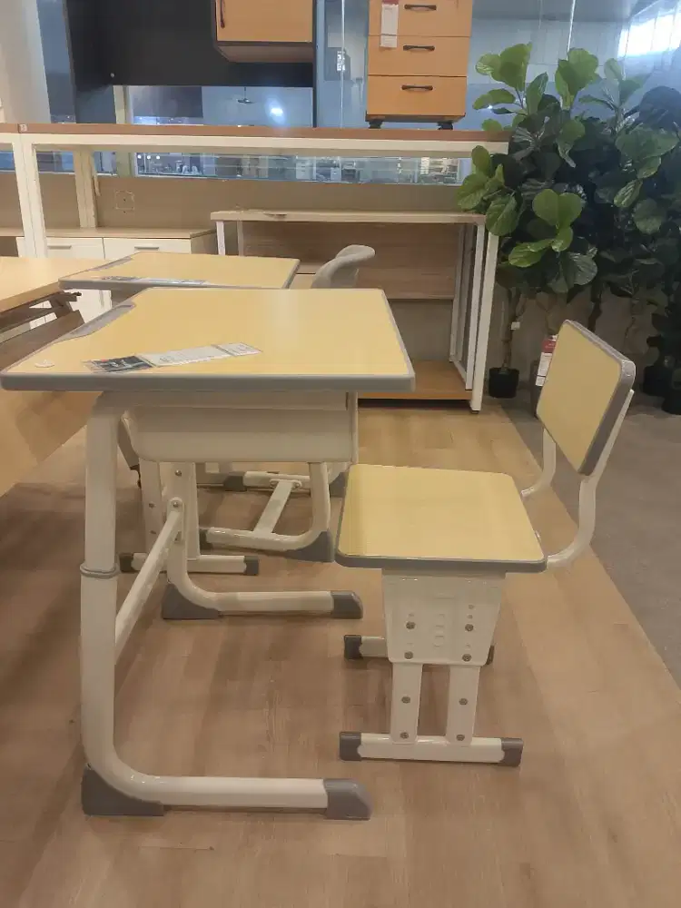 JARED SCHOOL DESK & CHAIR SET GREY DIMENSION: 70X49X78cm