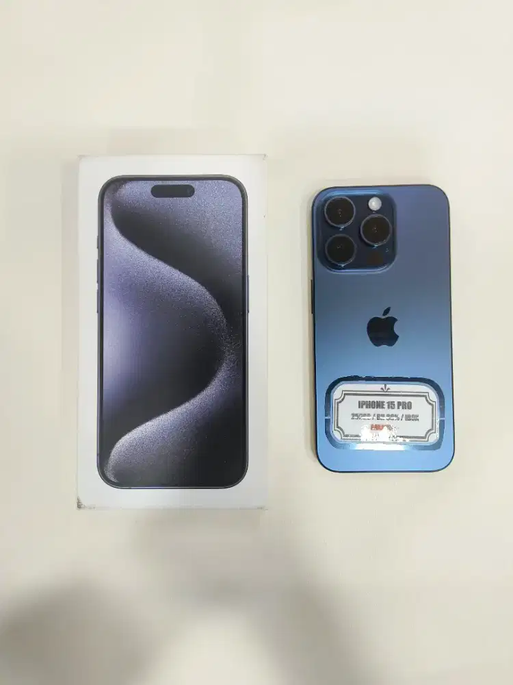 ( Second ) IPhone 15 Pro 256GB - Blue | Ex IBOX | 100% Original