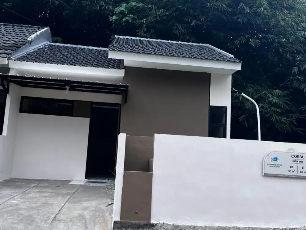 Rumah subsidi dapat tembok depan