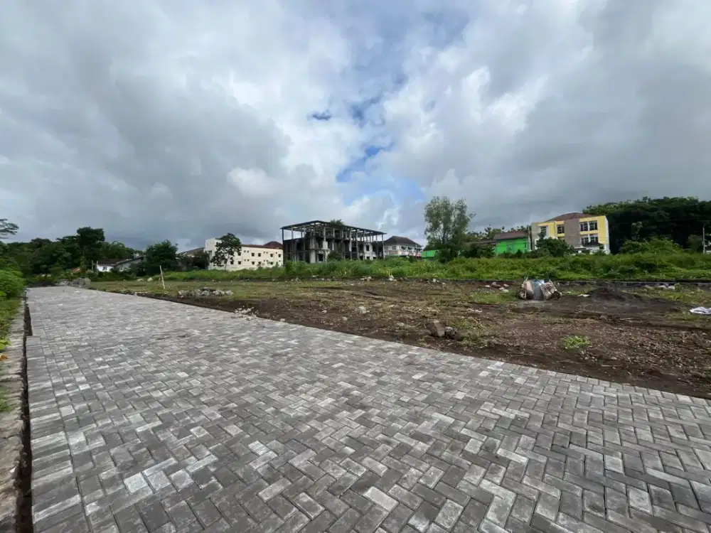 300 meter Ke UII Tanah Jogja Murah Dekat Kopi Klothok