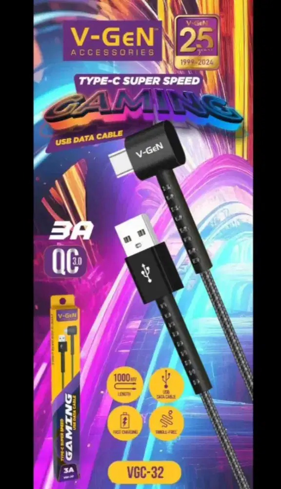 V-Gen kabel data USB TO TYPE-C