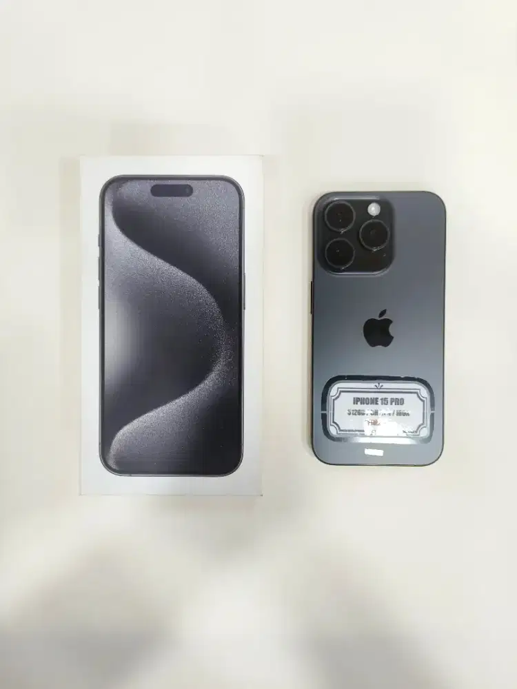 ( Second ) IPhone 15 Pro 512GB - Black | Ex IBOX | Original 100%