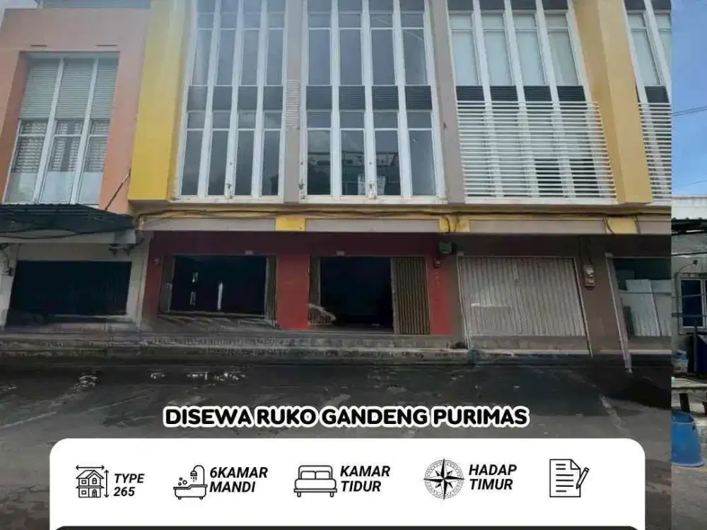 disewa Ruko gandeng Purimas