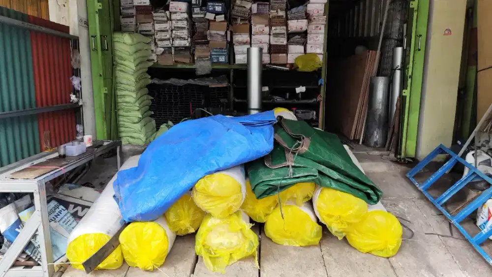 Peredam suara akustik Rockwool Glasswool