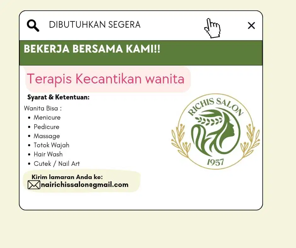 Therapis Kecantikan Wanita