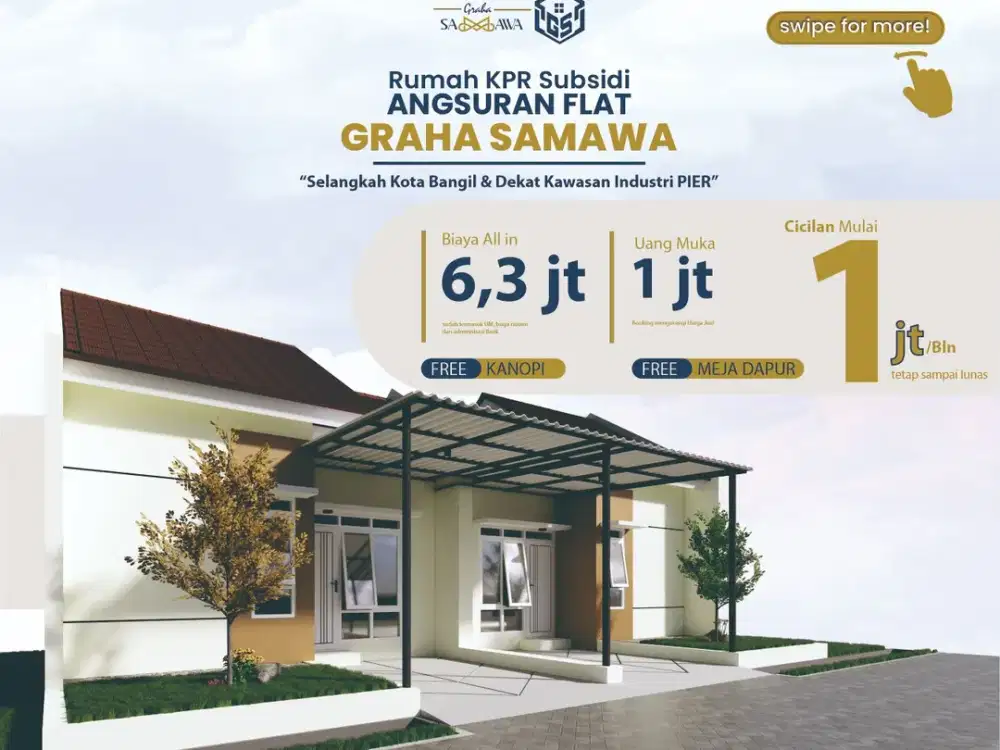 RUMAH SUBSIDI BEBAS BANJIR