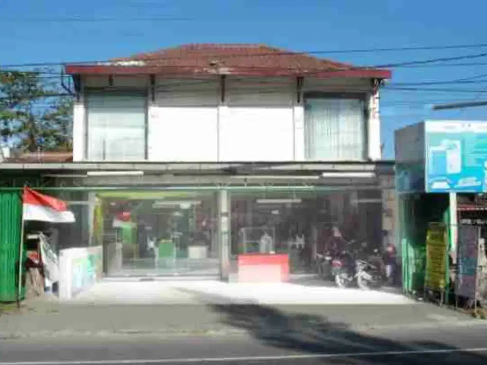 ruko usaha pinggir jalan raya Jogja Solo dekat bandara adisucipto