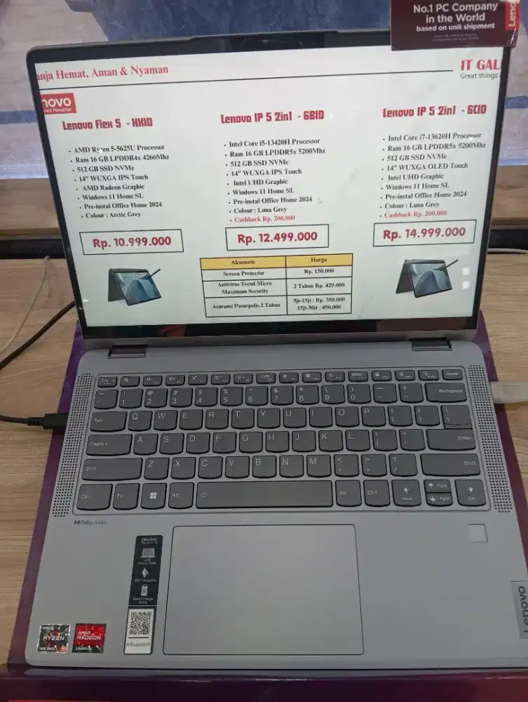 KREDIT LAPTOP Lenovo Flex 5-HXID