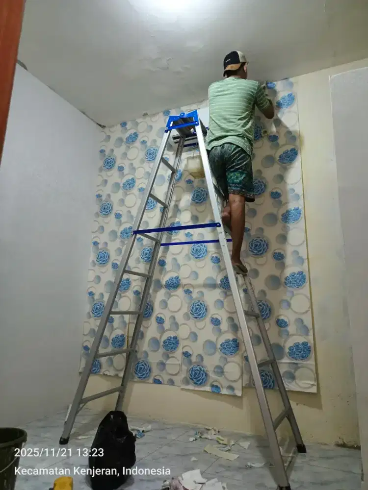 JASA WALLPAPER DINDING PANEL WPC