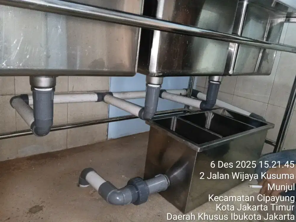 Jasa Instalasi Pemasangan Grease Trap Restoran Rumah Tinggal