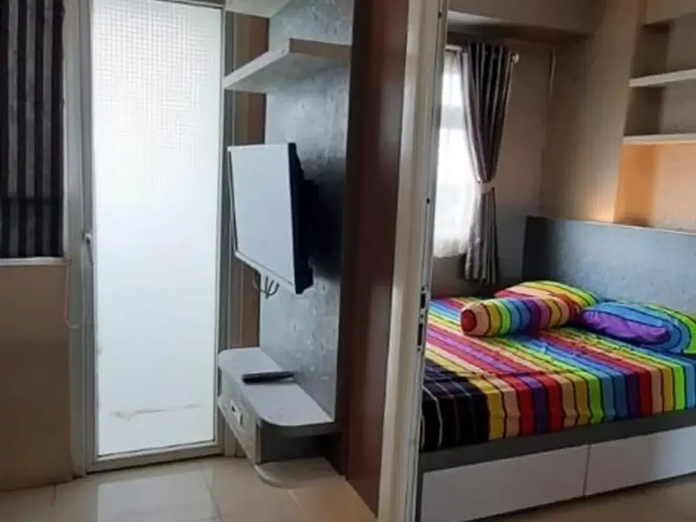 Apartemen the green pramuka city 2BR furnished sewa Bulanan