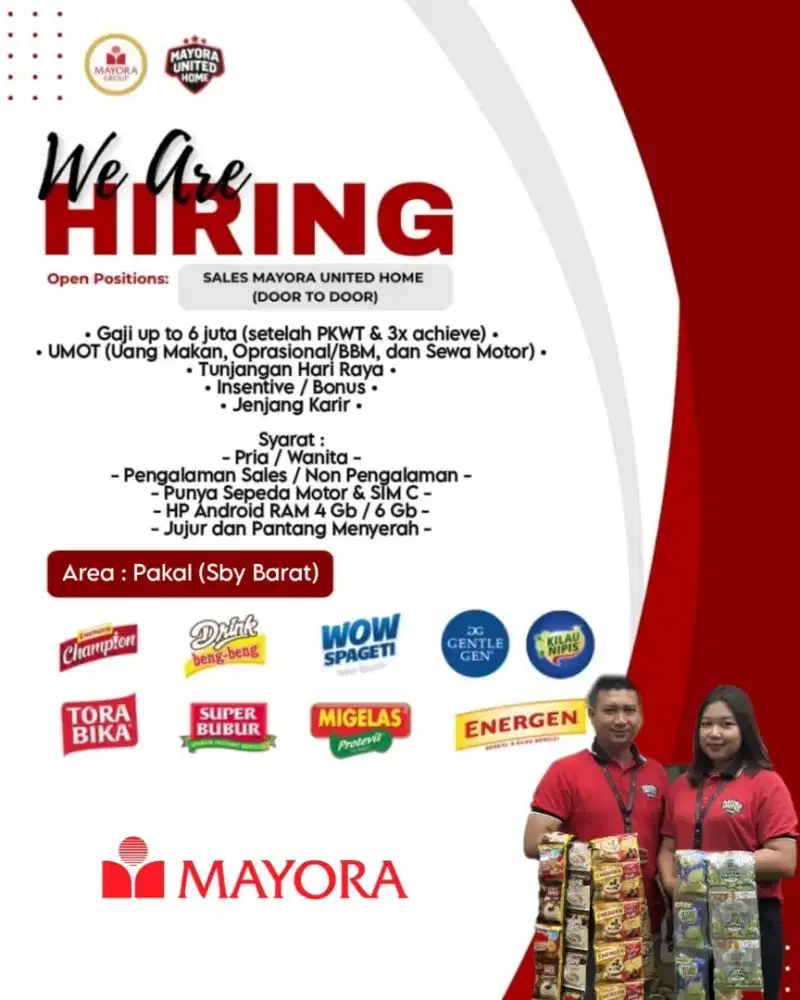 Lowongan kerja Sales Merchandiser