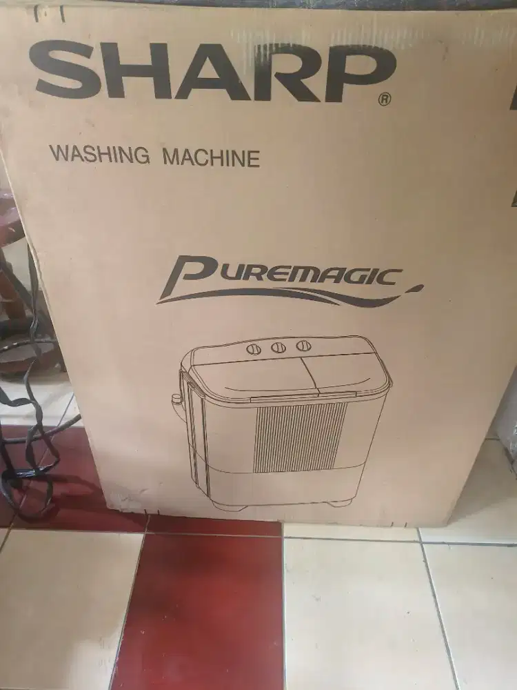 Mesin cuci sharp pure magic