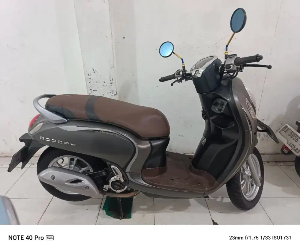 Jual beli scoopy remot th 2022 seberang warung mas bro hairi motor bjm