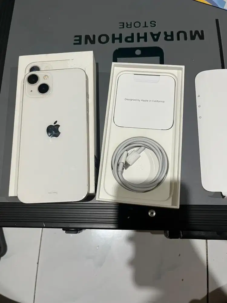 Iphone 13 128gb ibox putih bh 100