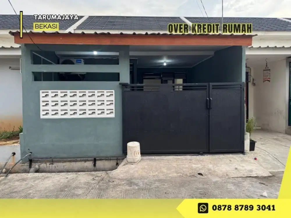Jual Rumah Take Over dkt Tol 139JT di Tarumajaya Harapan Indah Bekasi