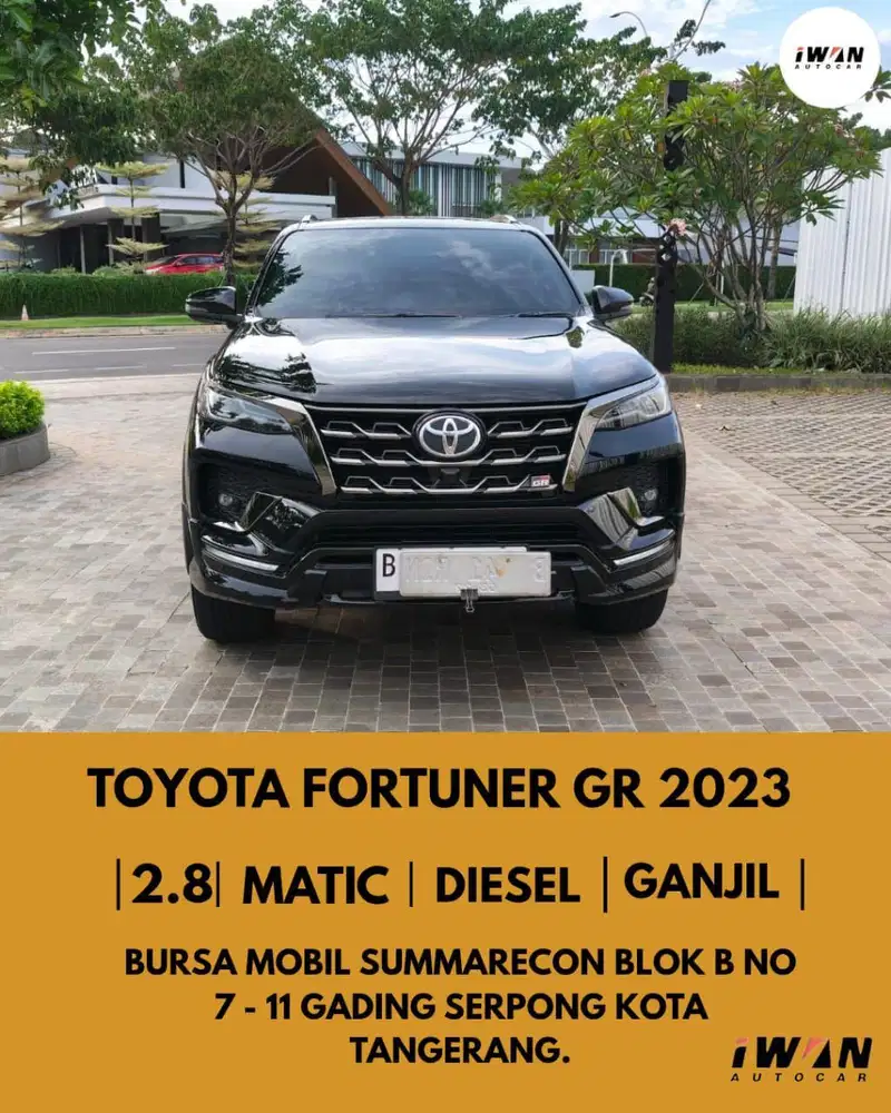 TOYOTA FORTUNER GR 2.8 DIESEL AT 2023