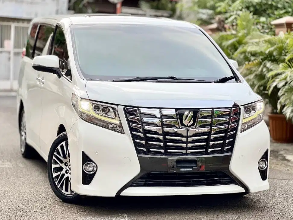 Toyota Alphard 2.5 G ATPM Matic 2017 Putih Met No Ganjil TDP 33 Juta