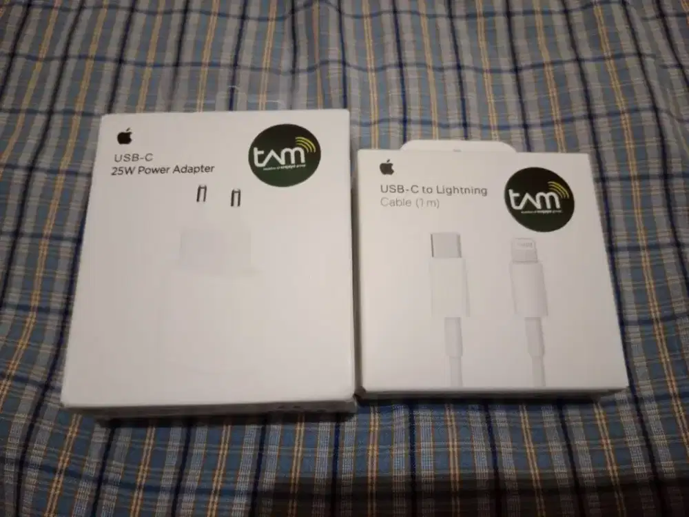 Adaptor Original Iphone 25watt+Kabel Data Tipe C To Lighting(New)
