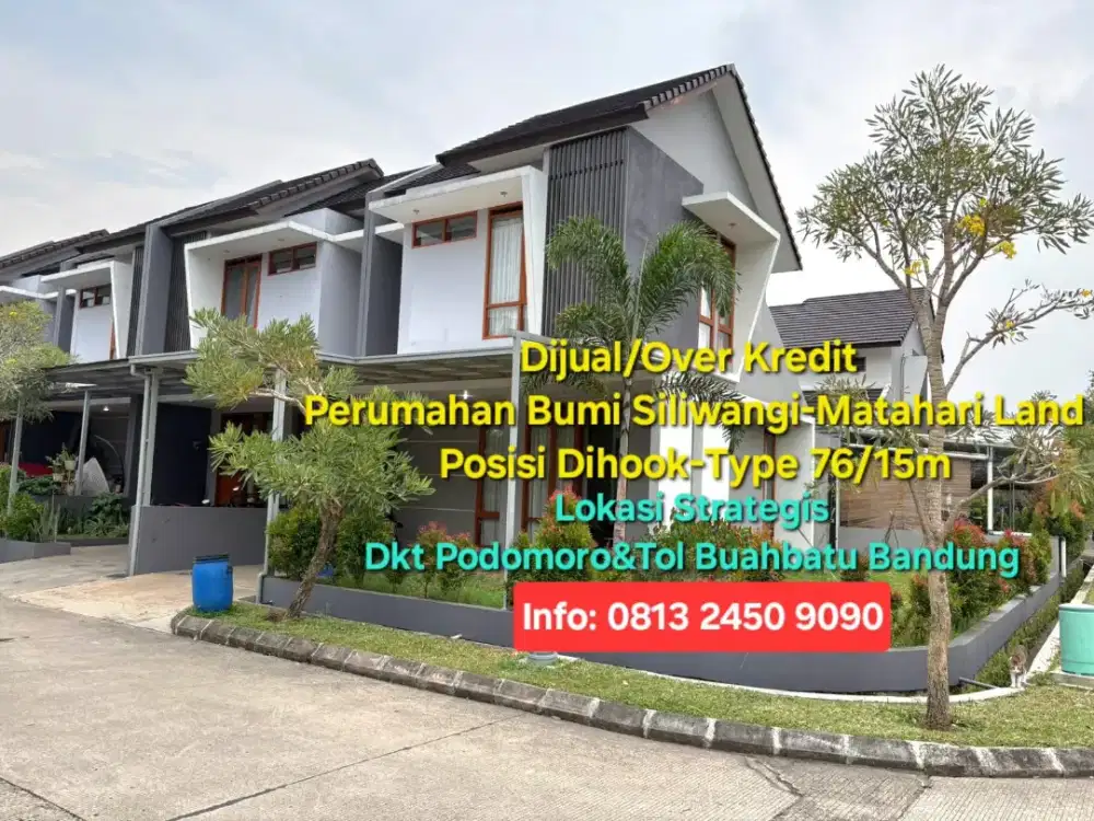 Dijual/Over Kredit Perumahan Bumi Siliwangi Dgn Full Furnished