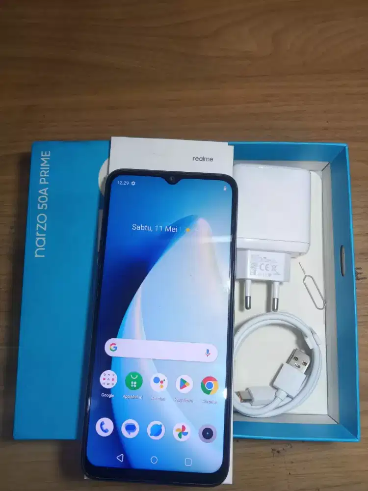 jual second Realme Narzo 50A primee black