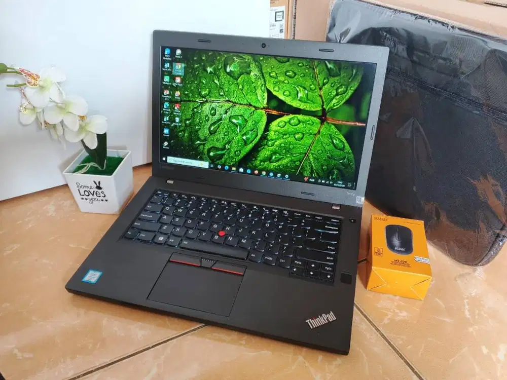 Laptop Thinkpad Core i5 Ram 8 SSD 128 GB Backlight nyala normal
