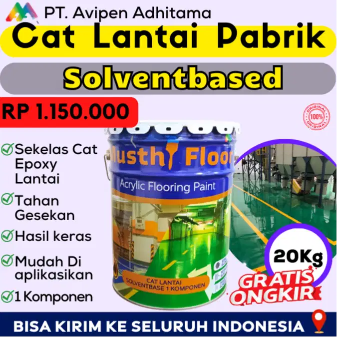 Cat Lantai Epoxy 20 Kg Utk Gudang Keramik Semen Beton Jakarta