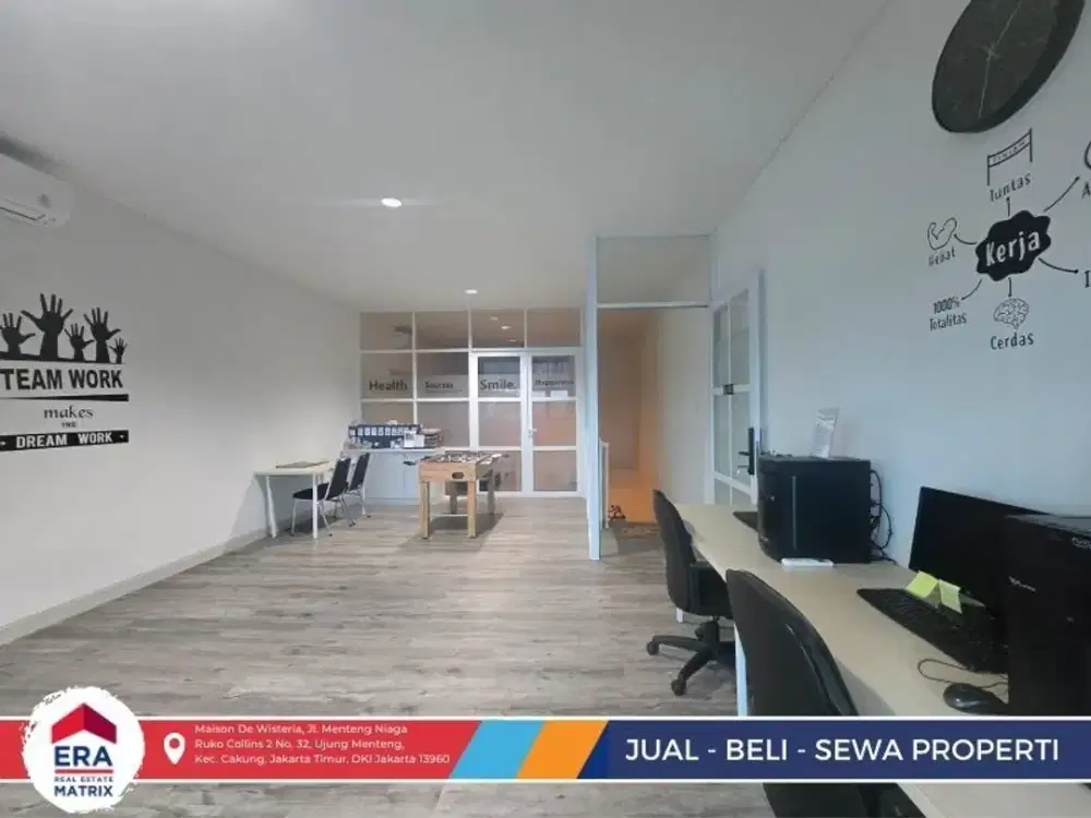 Sewa Kantor Cantik Elegan Full Furnish Lokasi Strategis Dan Bebas Banjir Di Metland Menteng