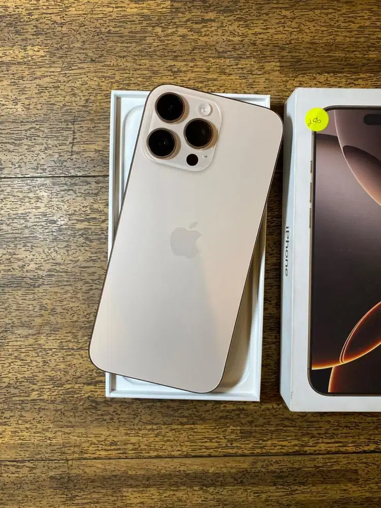 iphone 16 promax 256gb ibox, garansi (4 mei 2026), all fungsi normal