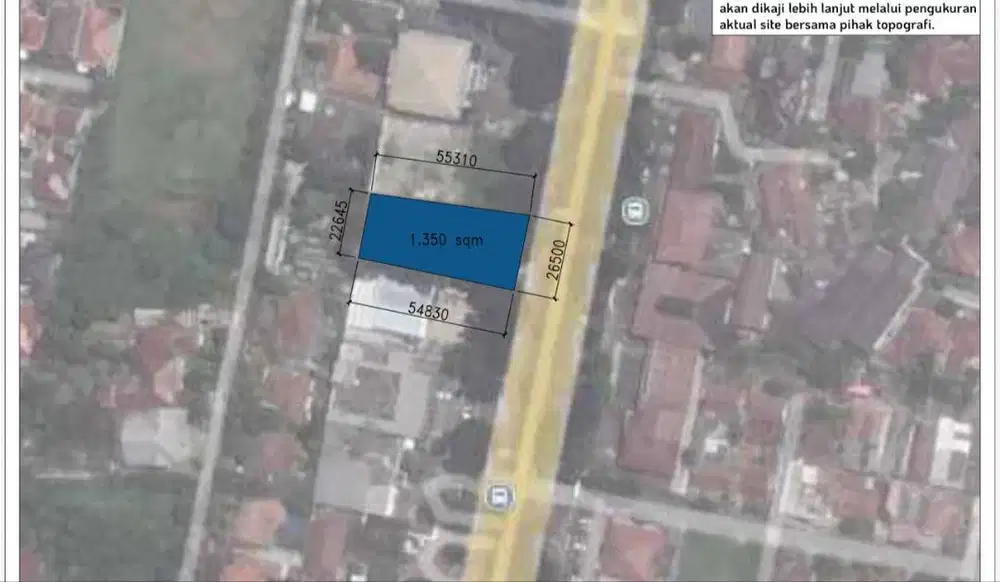 Dijual Tanah Komersial Area Jl Padjajaran Bogor Lokasi Stregis