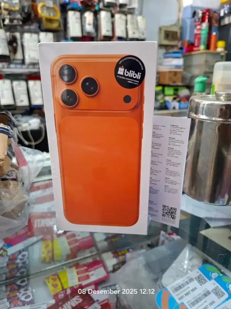 iPhone 17pm  memori 256gb resmi