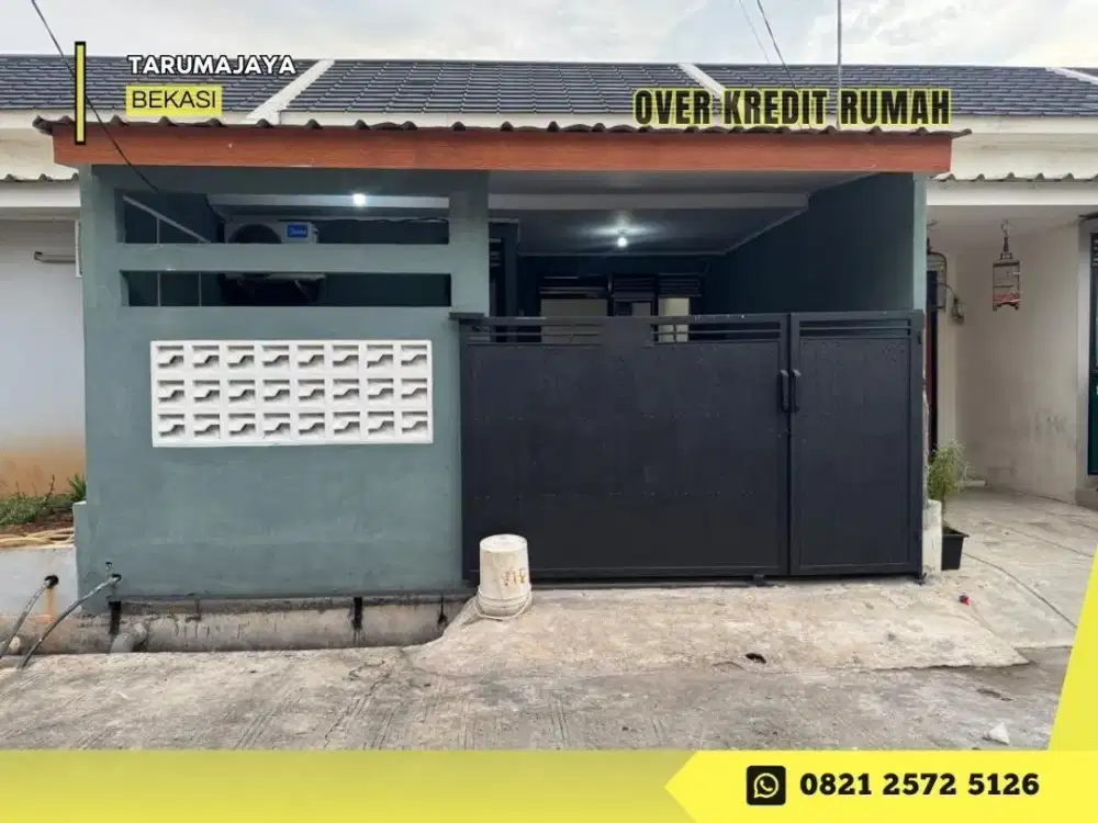 Jual Over Kredit Rmh 139JT dkt Tol di Tarumajaya Harapan Indah Bekasi