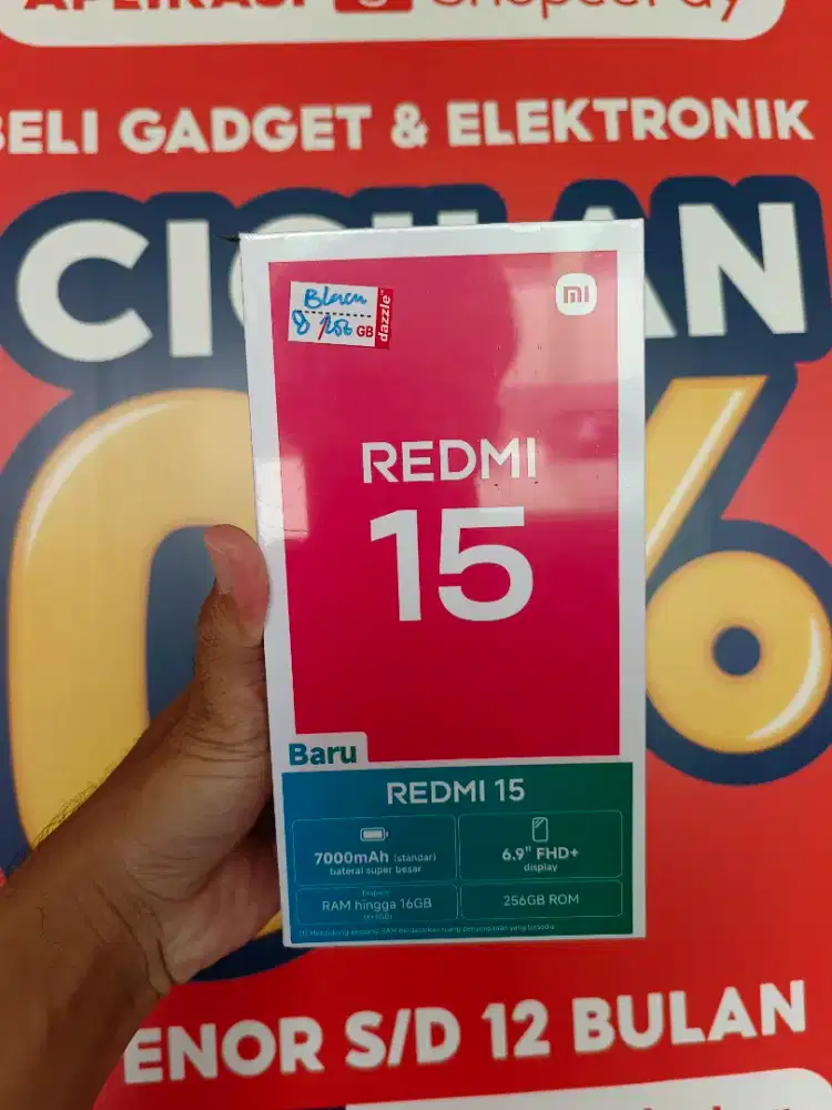 REDMI 15 8/256 BARU