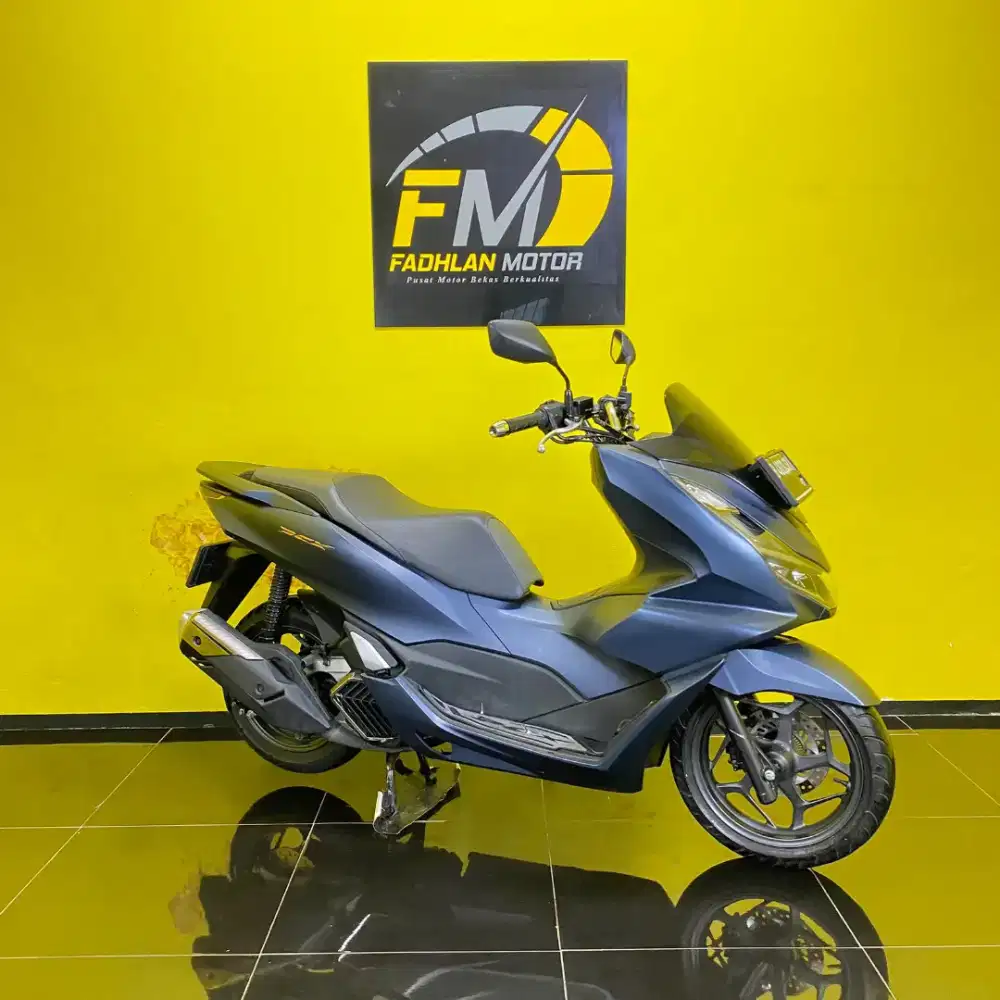 Honda PCX ABS 2022 biru doff plat DKI selatan