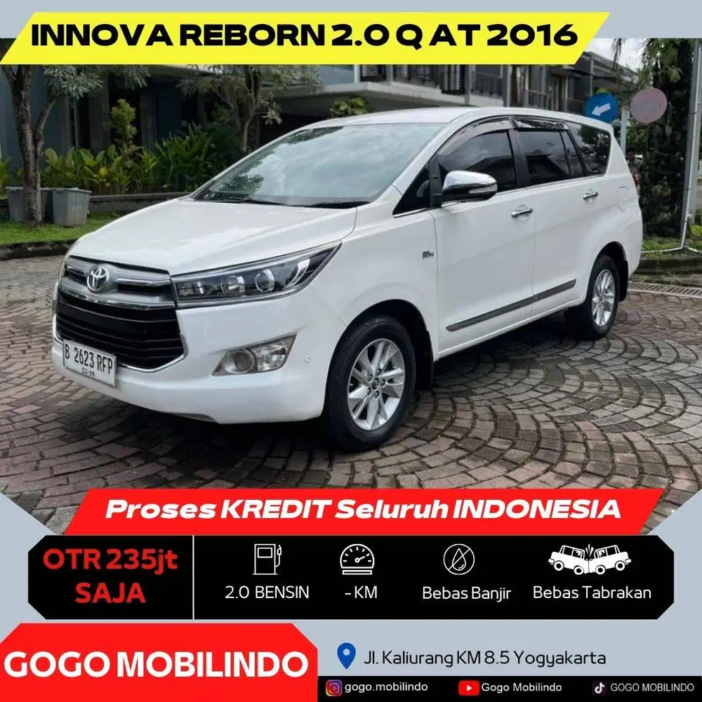 [Dp10jt] Innova Reborn Q Matic 2016 Bensin Orisinil Kredit Murah