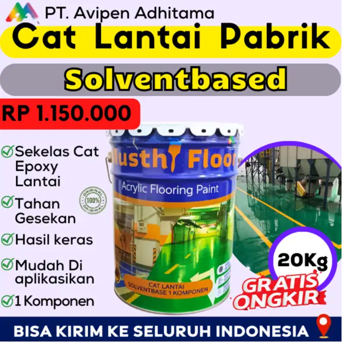 Cat Lapangan Tenis, Cat Lantai Epoxy 20 Kg, Cat Jalan Raya Jakarta