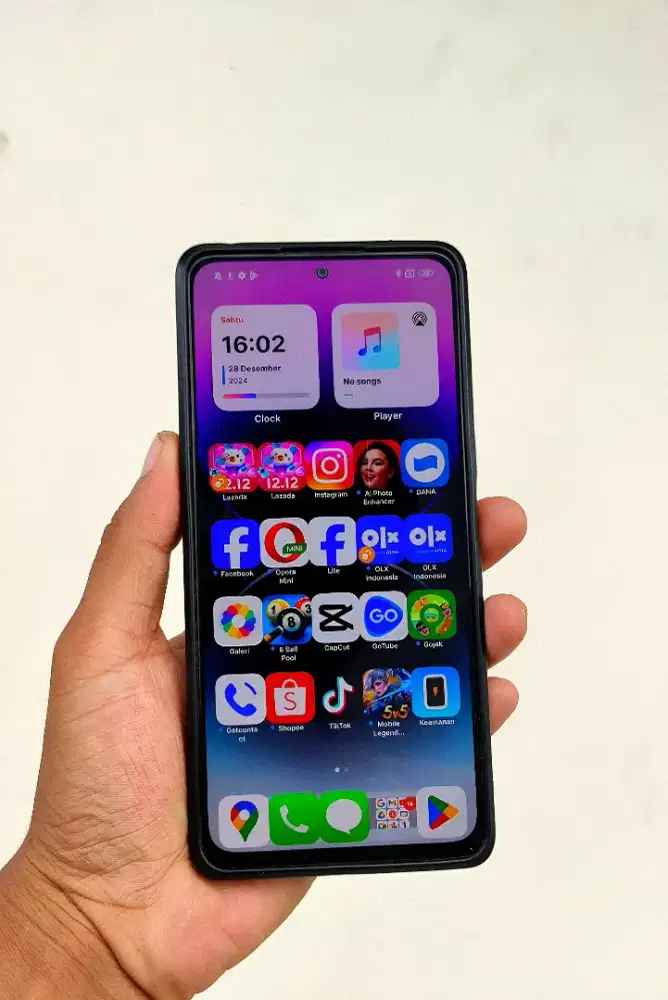 Xiaomi note 12 pro 5G Ram 8/255gb istimewa siap pakai